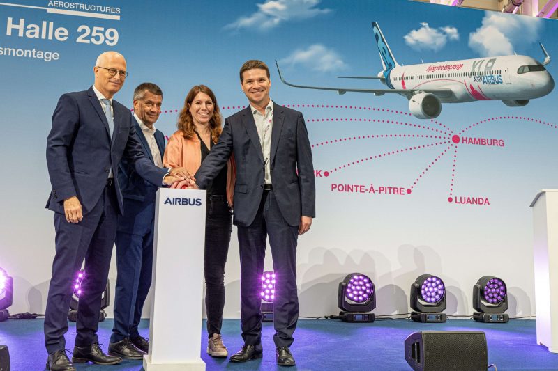 Airbus inaugura hangar de instalación de equipos para el A321XLR