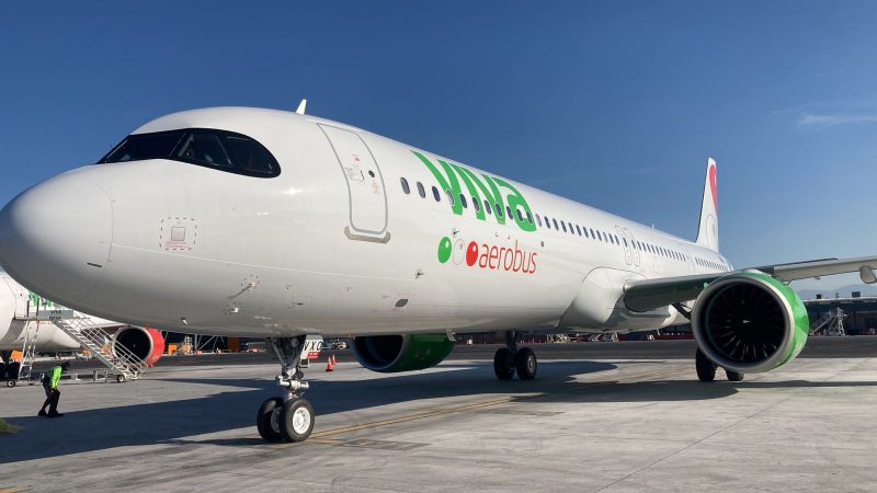 Viva Aerobus recibió un nuvevo Airbus A321