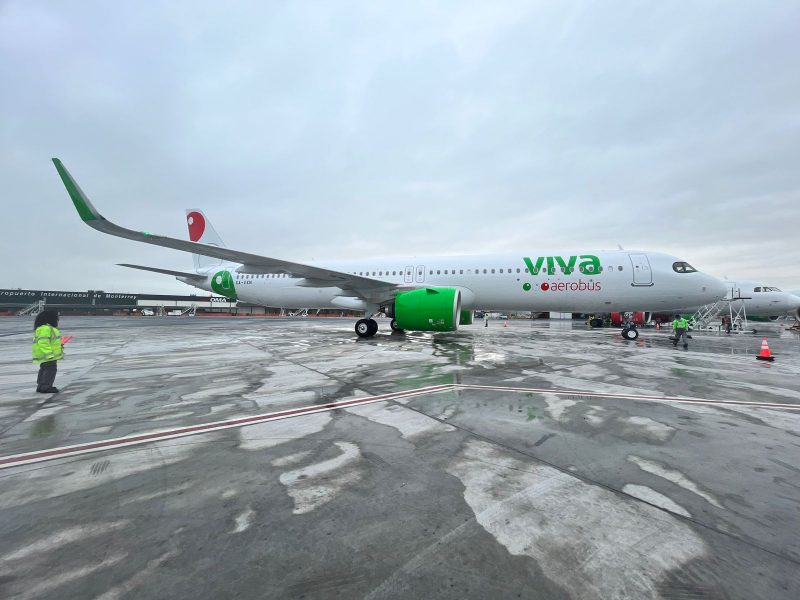 Viva Aerobus recibe avión #79 primer Airbus A321neo con la nueva configuración interior