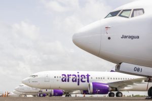 La sexta  aeronave de Arajet en Camino