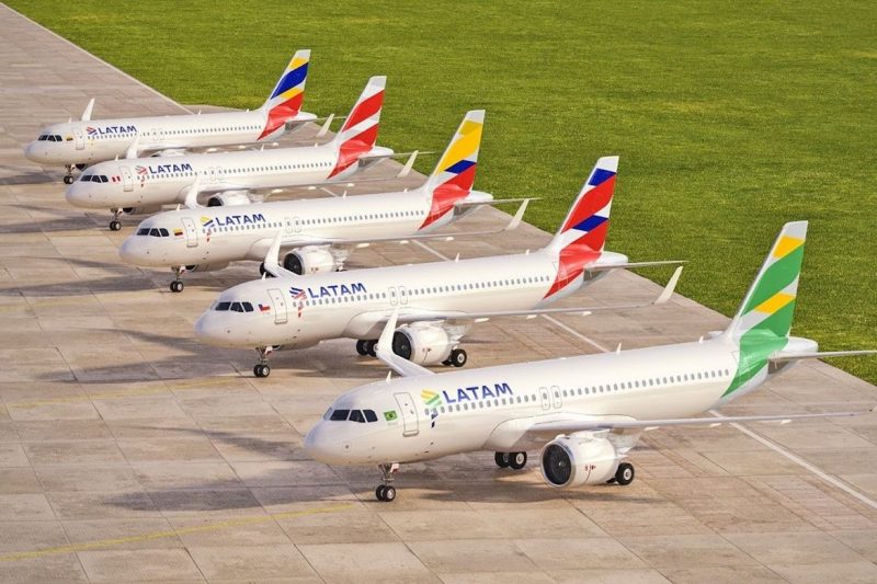 LATAM Airlines pinta aviones dedicado a los países en que opera