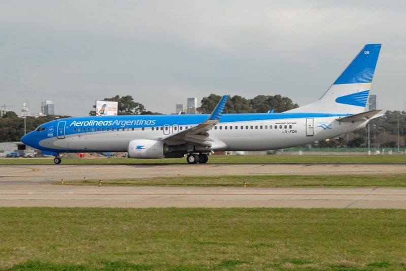 Aerolíneas Argentinas devuelve un Boeing 737NG