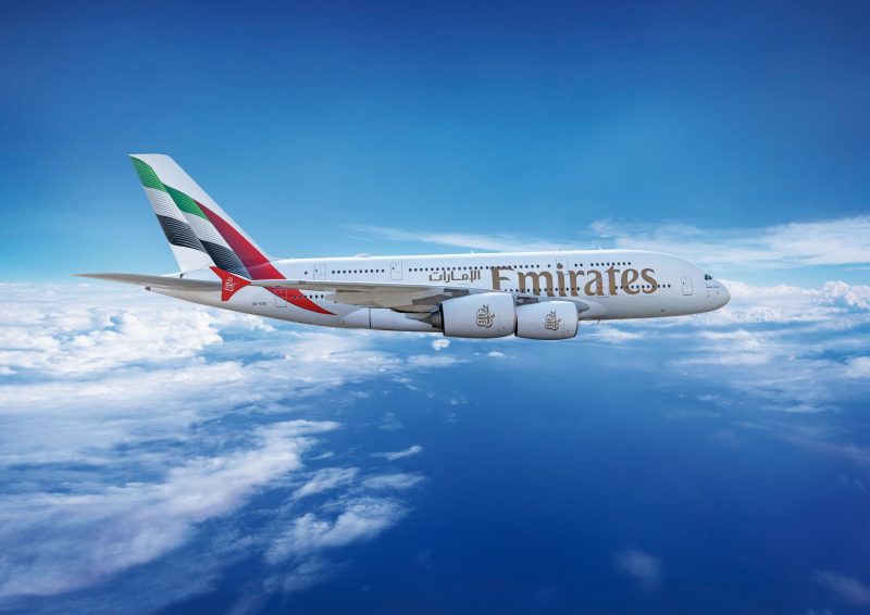 Emirates incorpora el Airbus A380 en otra ruta