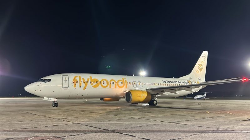 Flybondi traslada sus vuelos al aeropuerto de Trelew
