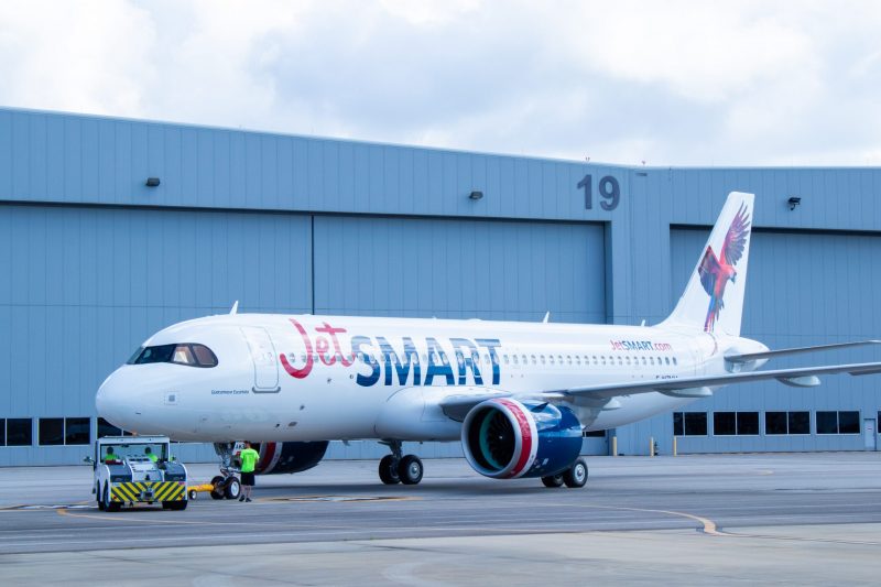 JetSMART Airlines base una nueva aeronave en la región sur