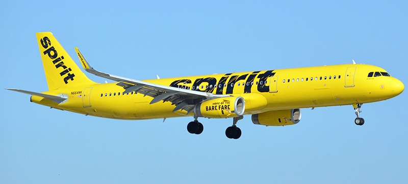 Spirit Airlines pone a la venta dos rutas nuevas