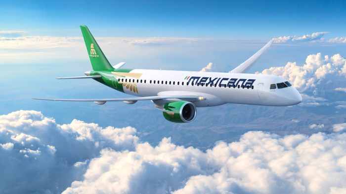 Mexicana ha firmado un acuerdo para adquirir 10 aviones Embraer