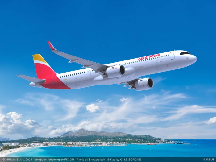 Iberia introduce el Airbus 321XLR en el sistema de reservas.