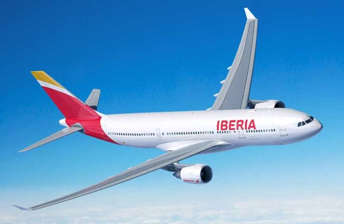 Iberia hace modificaciones en ruta internacional desde el mes de septiembre