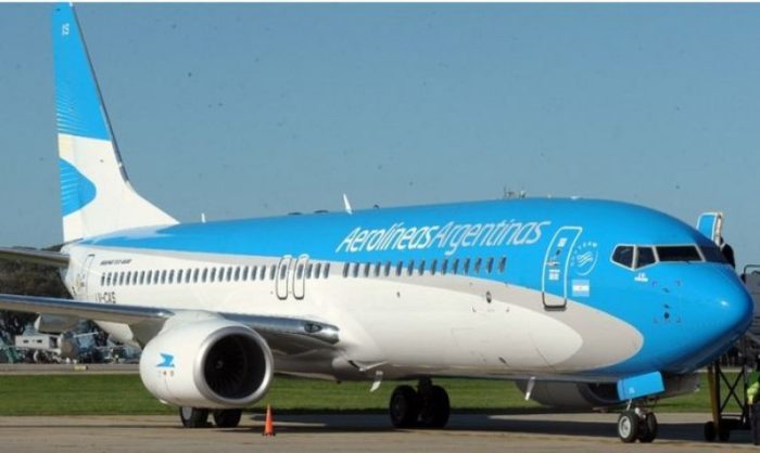 Aerolíneas Argentinas desde hoy reanuda ruta suspendida