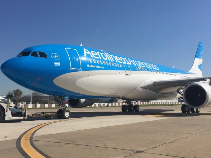 Aerolíneas Argentinas pierde conectividad internacional desde el dia de hoy