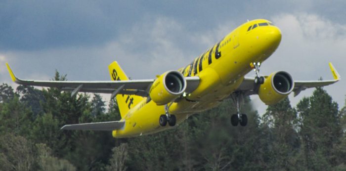 Spirit Airlines adiciona frecuencias internacionales por temporada