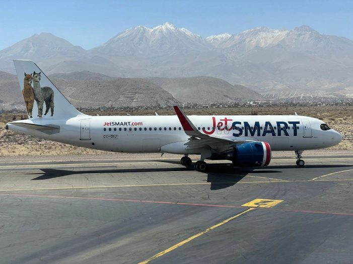 JetSMART sigue consolidando su presencia en el mercado peruano con la llegada de un nuevo avión