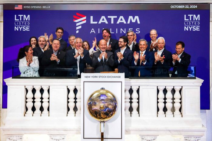 LATAM Airlines Group S.A. celebró su regreso a la Bolsa de Nueva YorK