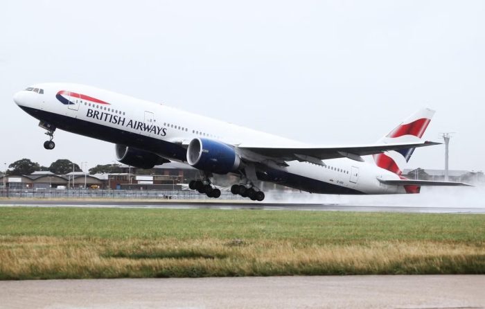 British Airways cancela ruta interaccional en Estados Unidos