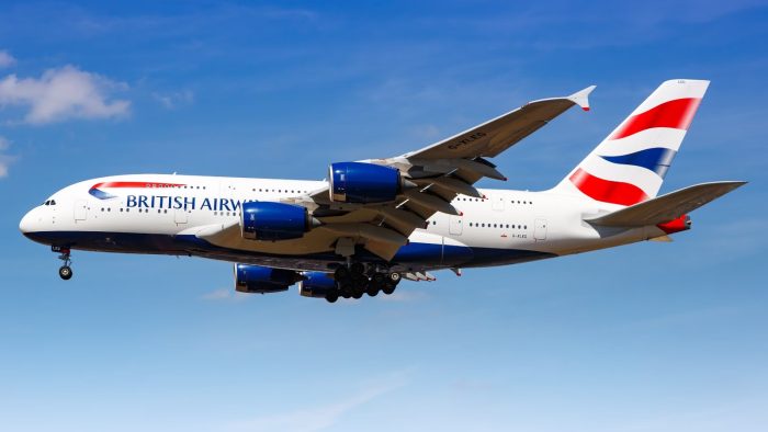 British Airways suspenderá el uso de su Airbus A380 en ruta internacional