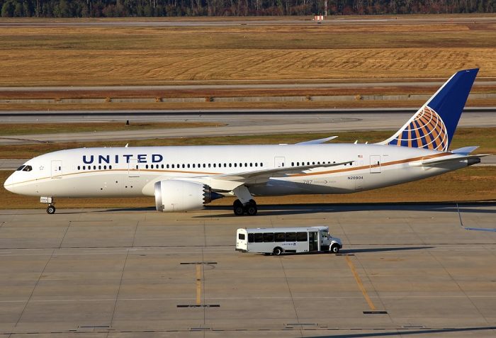 United Airlines ha realizado modificaciones internacionales