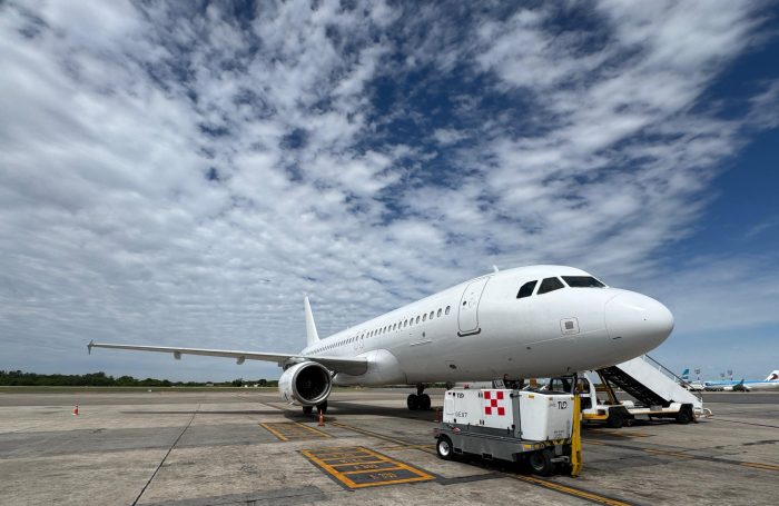 Llegó al país el primer Airbus A320 que operará para Flybondi