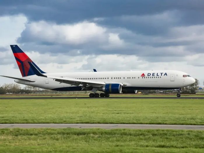 Delta Air Lines introduce vuelos de fuselaje ancho