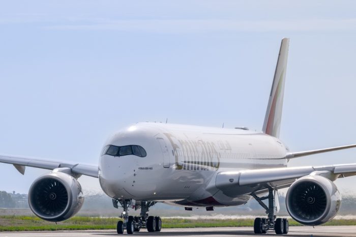 Emirates recibe su primer A350 marcando un hito en su flota