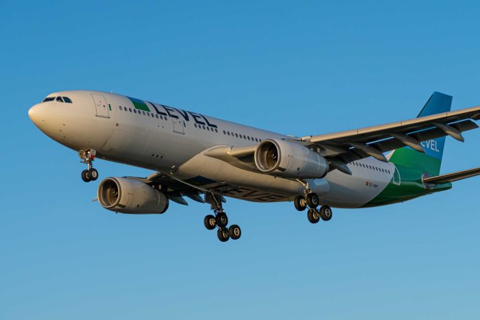 LEVEL recibe su séptimo airbus A330