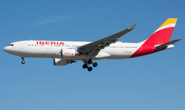 Iberia hace modificación en ruta en América del Sur