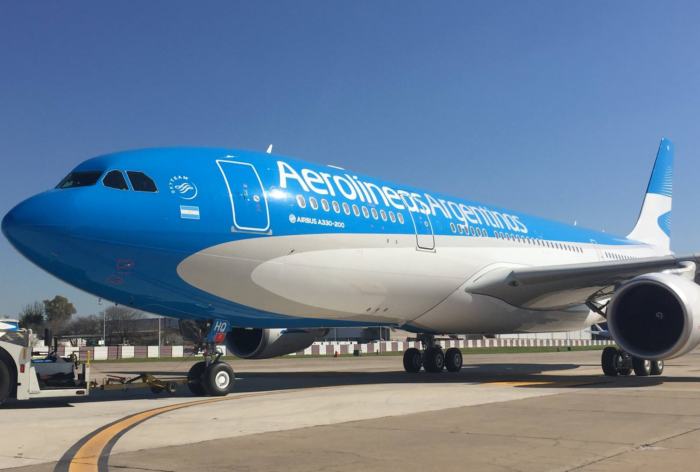 Aerolíneas Argentinas retomó frecuencias internacionales