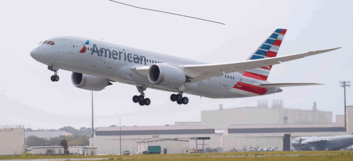 American Airlines modifica el inicio de operaciones en ruta internacional