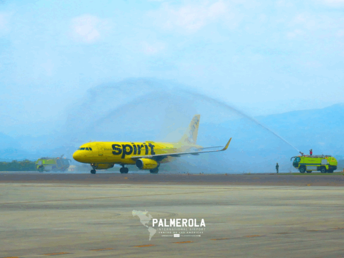 Spirit Airlines inició su tercer ruta internacional en Palmerola
