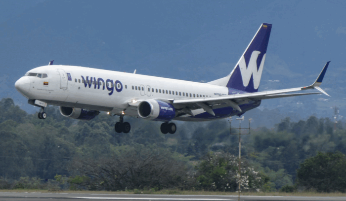 La aerolínea Wingo reinicia operaciones estacionales internacionales