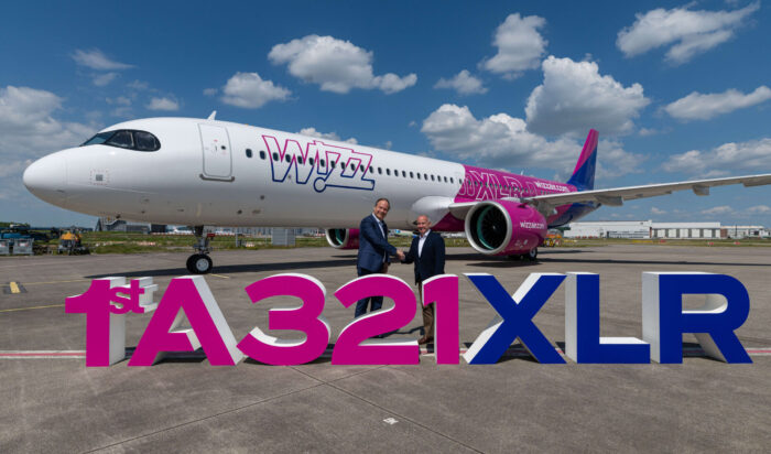 Wizz Air recibe su primer A321XLR y marca un hito en la aviación europea de bajo costo