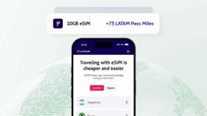 LATAM lanza su propia eSIM de viaje y marca un hito en la región