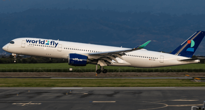 World2Fly refuerza su ruta entre Madrid y Cali con una tercera frecuencia semanal