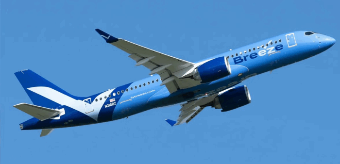 Breeze Airways anuncia su expansión en la costa oeste