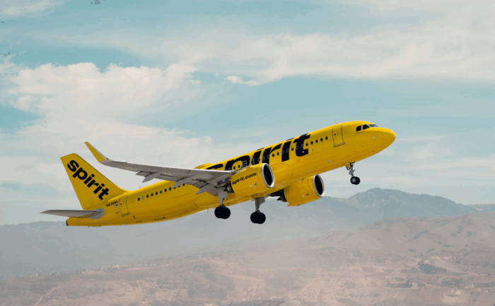 Spirit Airlines incrementa capacidad desde agosto