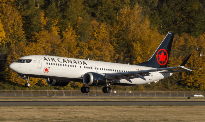 Air canada solicita nuevas rutas internacionales