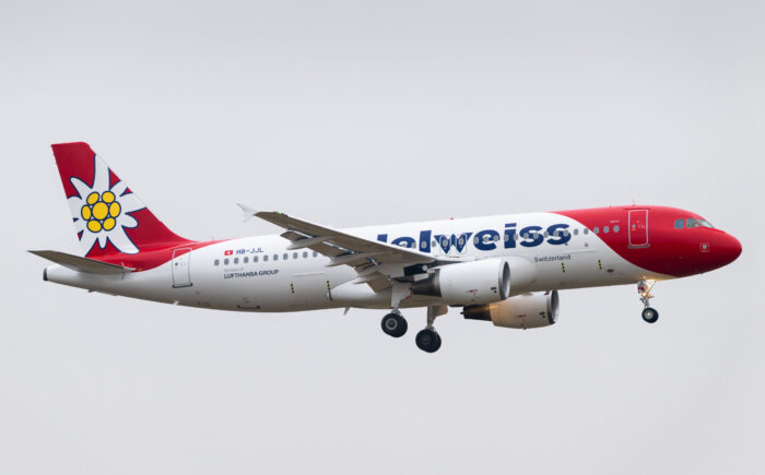 Edelweiss amplía su flota con nuevos Airbus A320