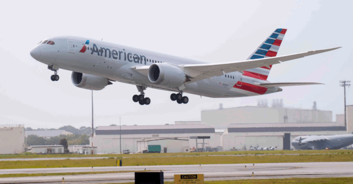American Airlines refuerza rutas con aviones de fuselaje ancho