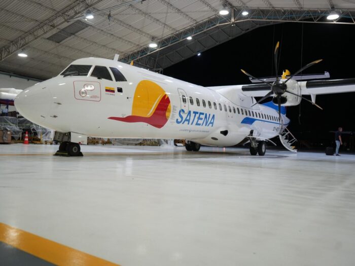 SATENA incorpora su segundo ATR 72-600 y fortalece la conectividad regional