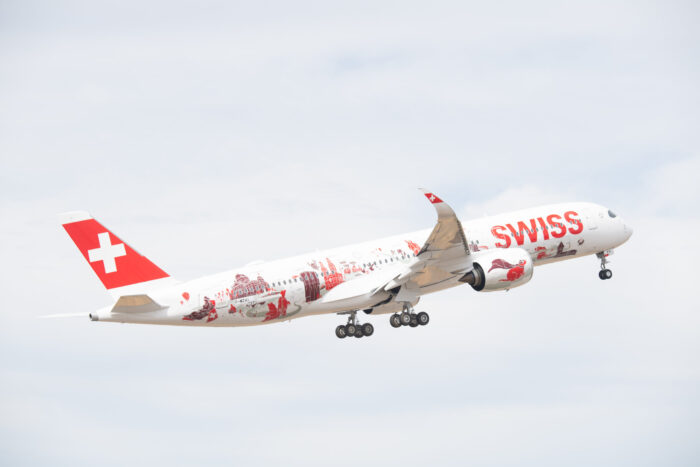 SWISS recibe su primer Airbus A350-900 e inicia una nueva era en su flota de largo alcance