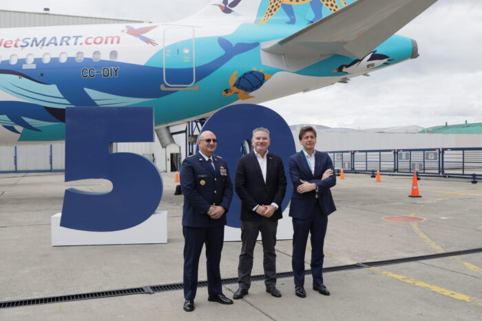 JetSMART alcanza 50 aviones y 50 millones de pasajeros: nuevo hito en Sudamérica