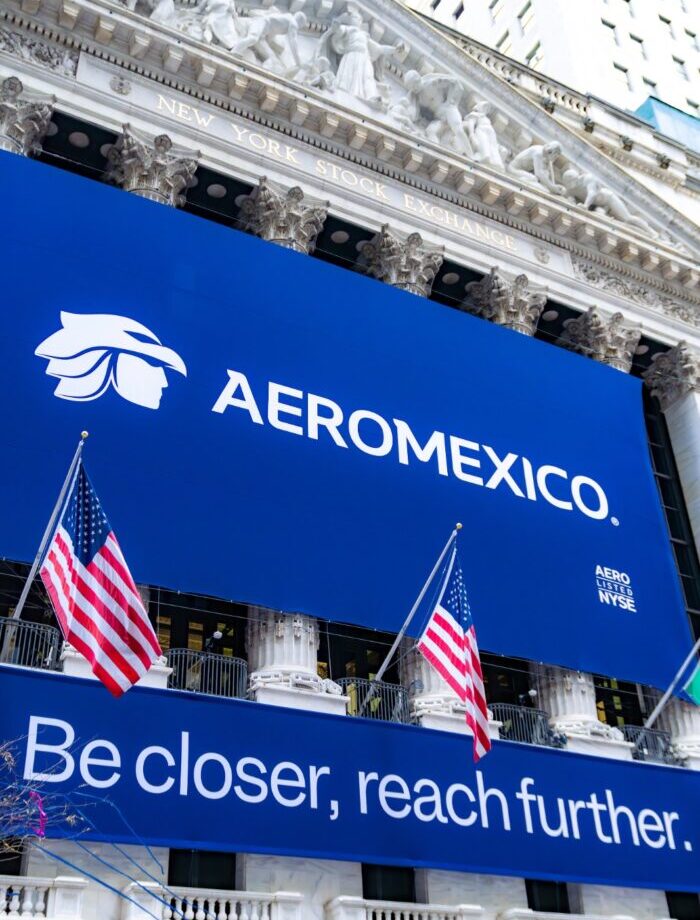 Aeroméxico debuta en Wall Street con un sólido respaldo