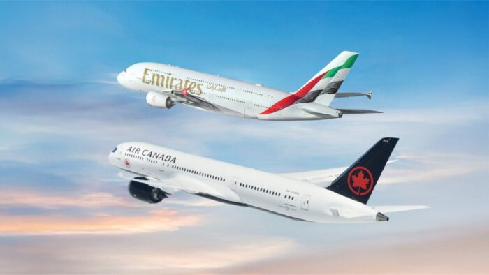 Emirates y Air Canada extienden su alianza estratégica hasta 2032