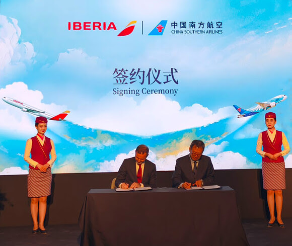 Iberia y China Southern fortalecen la conectividad global con nuevo acuerdo