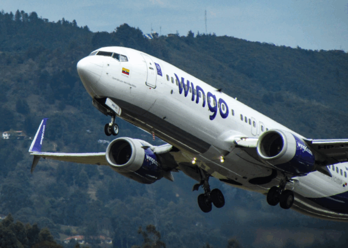 Wingo suspende temporalemente ruta internacional