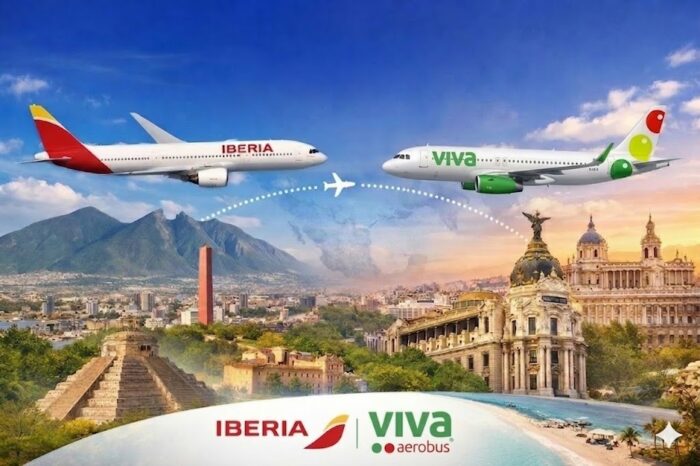 Iberia y Viva impulsan nueva ruta Monterrey Madrid con amplia conectividad en México