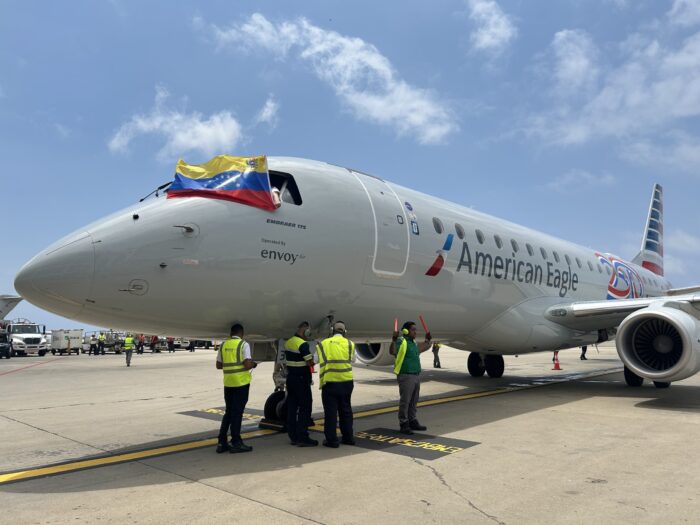 American Airlines resumes nonstop flights between the U.S. and Venezuela after seven years