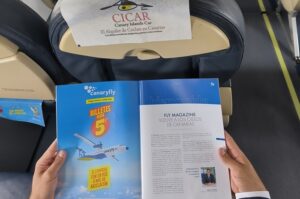 Canaryfly relanza su revista a bordo para mejorar la experiencia de los pasajeros en Canarias