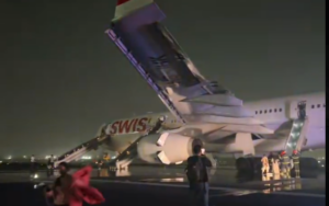 Emergency Evacuation in Delhi After Engine Failure on SWISS Airbus A330