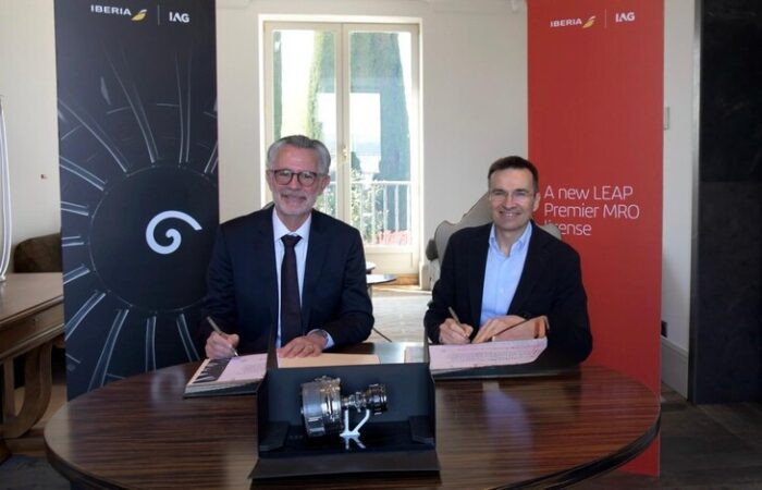 Iberia fortalece su negocio MRO con motores LEAP